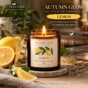 Autumn Glow Scented Candle (Lemon)