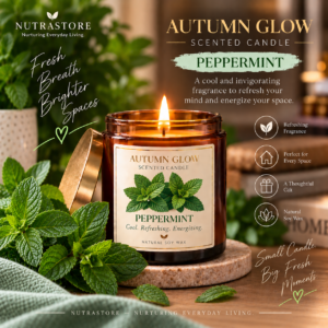 Autumn Glow Scented Candle (Peppermint)